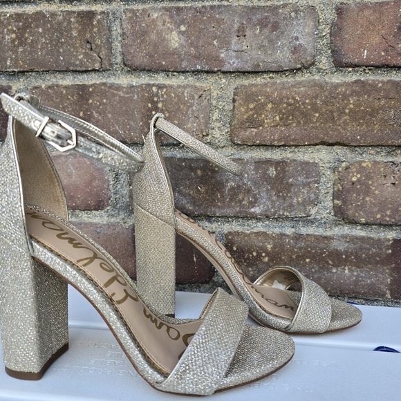Sam Edelman Shoes - Sam Edelman Yaro Block Heels With Ankle Straps Sz 5.5